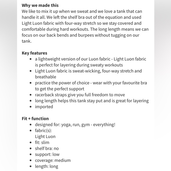 NWOT!! Lululemon Cool Racerback Tank - Picture 7 of 8